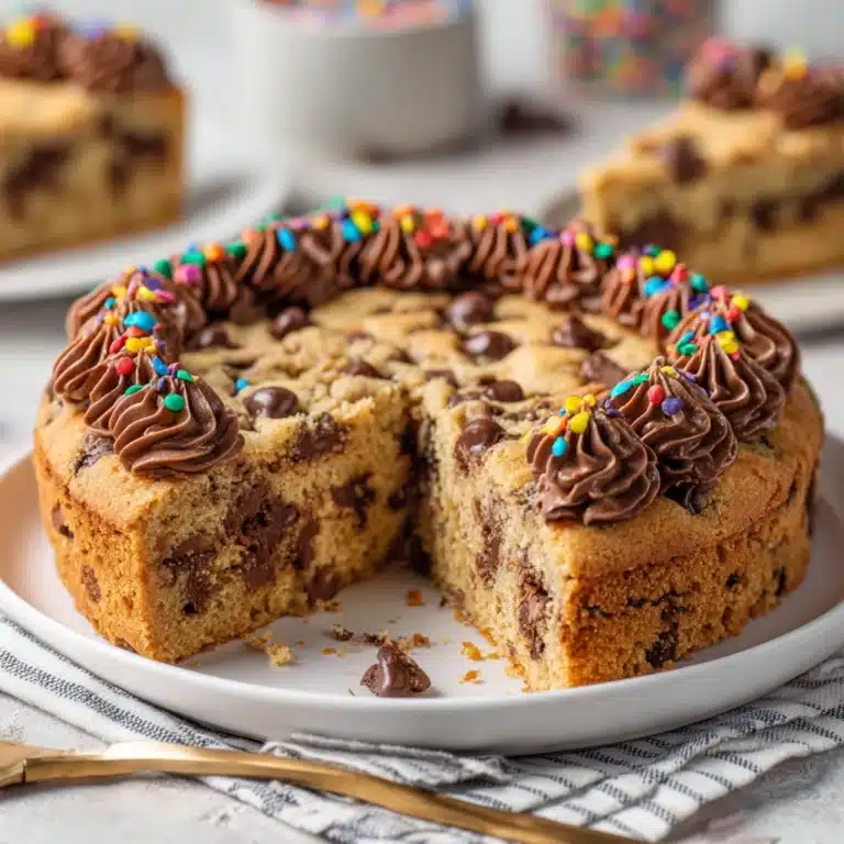 Chocolate Chip Cookie Cake Recipe