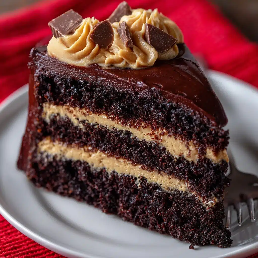 Dark Chocolate Peanut Butter Cake Recipe