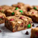 Soft-Baked M&M Cookie Bars Recipe