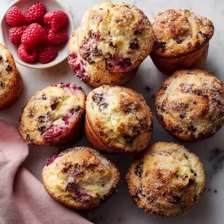 Jumbo Raspberry Chocolate Chip Muffins Recipe