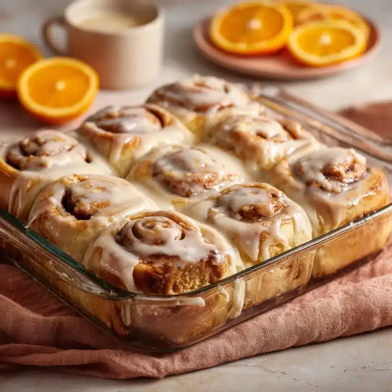 Homemade Orange Sweet Rolls Recipe