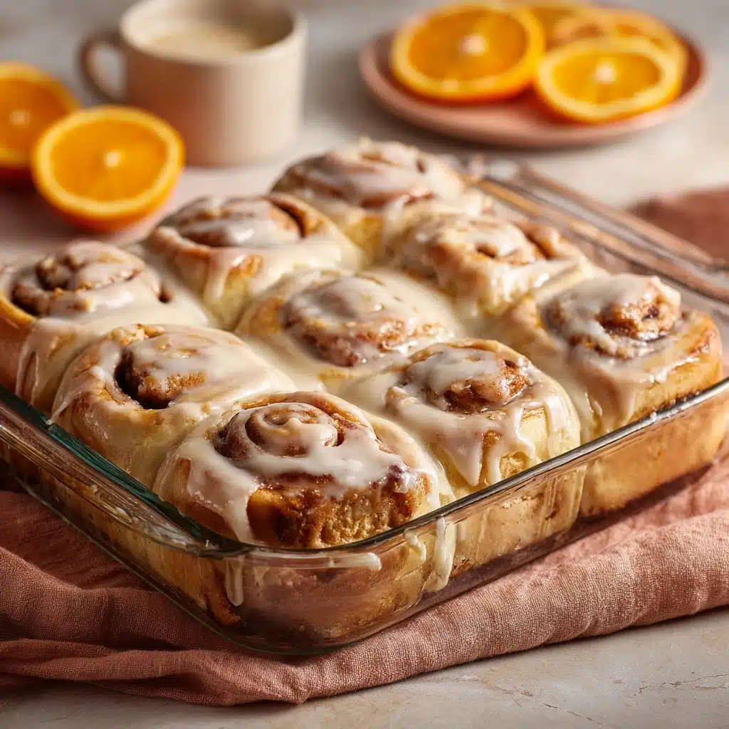Homemade Orange Sweet Rolls Recipe