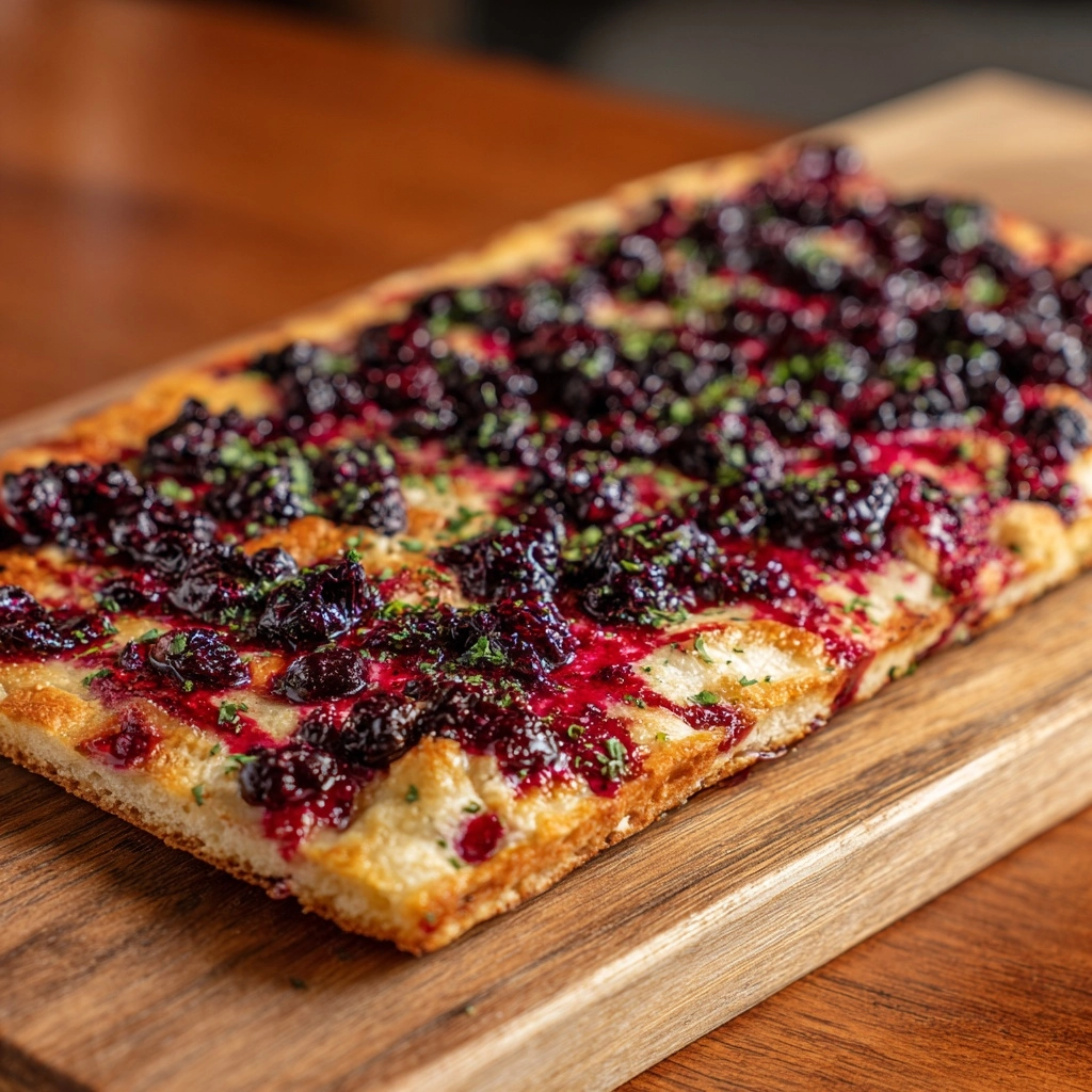Sourdough Focaccia with Grapes and Rosemary Recipe