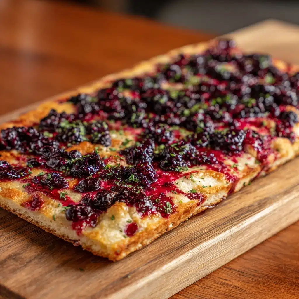Sourdough Focaccia with Grapes and Rosemary Recipe - Recipe Image
