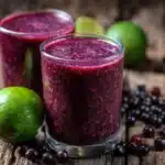 Cranberry Lime Kombucha Slushie Recipe