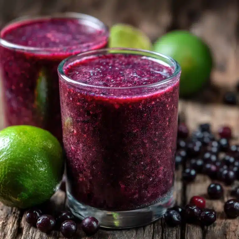Cranberry Lime Kombucha Slushie Recipe