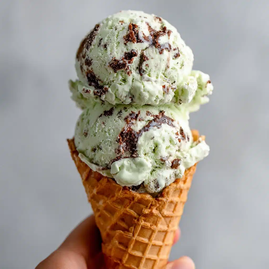 Chocolate Swirl Pistachio Ice Cream Recipe - Recipe Image