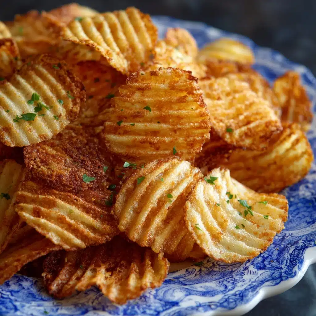 Lard-fried Potato Chips with Smoked Paprika & Scallions Recipe - Recipe Image