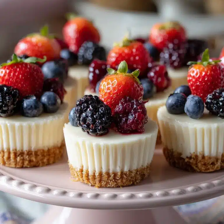 Mini No-Bake Cheesecakes Recipe
