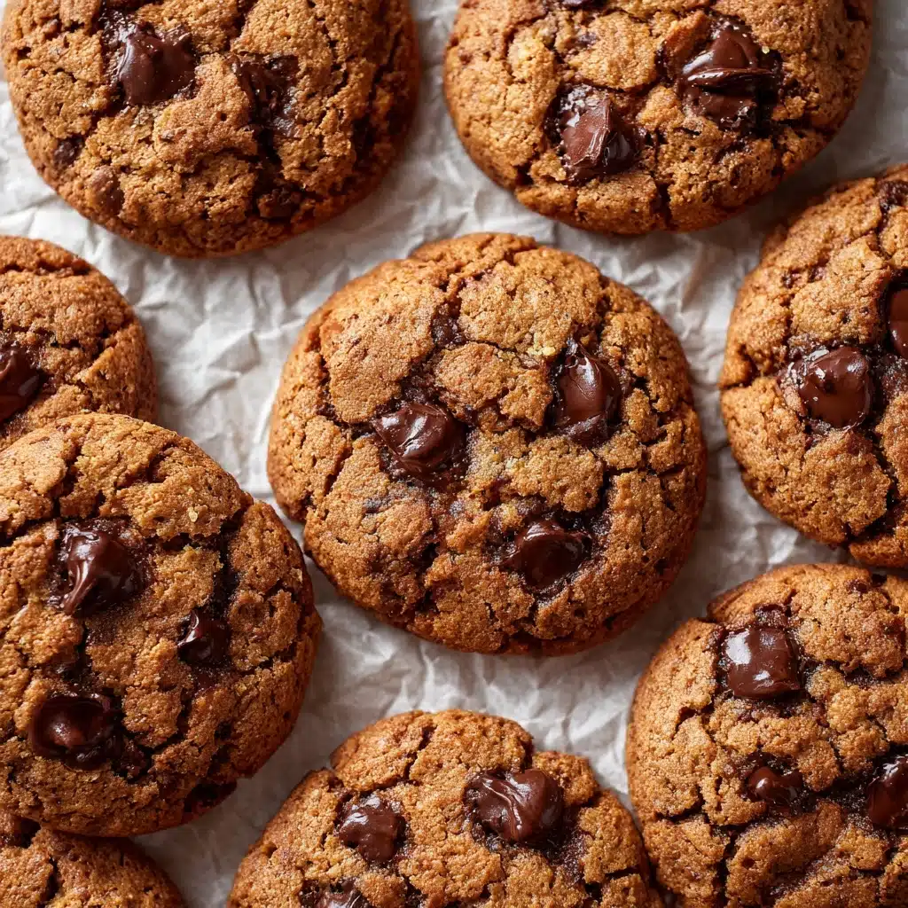 Flourless Almond Butter Chocolate Chip Cookies Recipe - Recipe Image