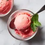 Strawberry Mint Sorbet Recipe