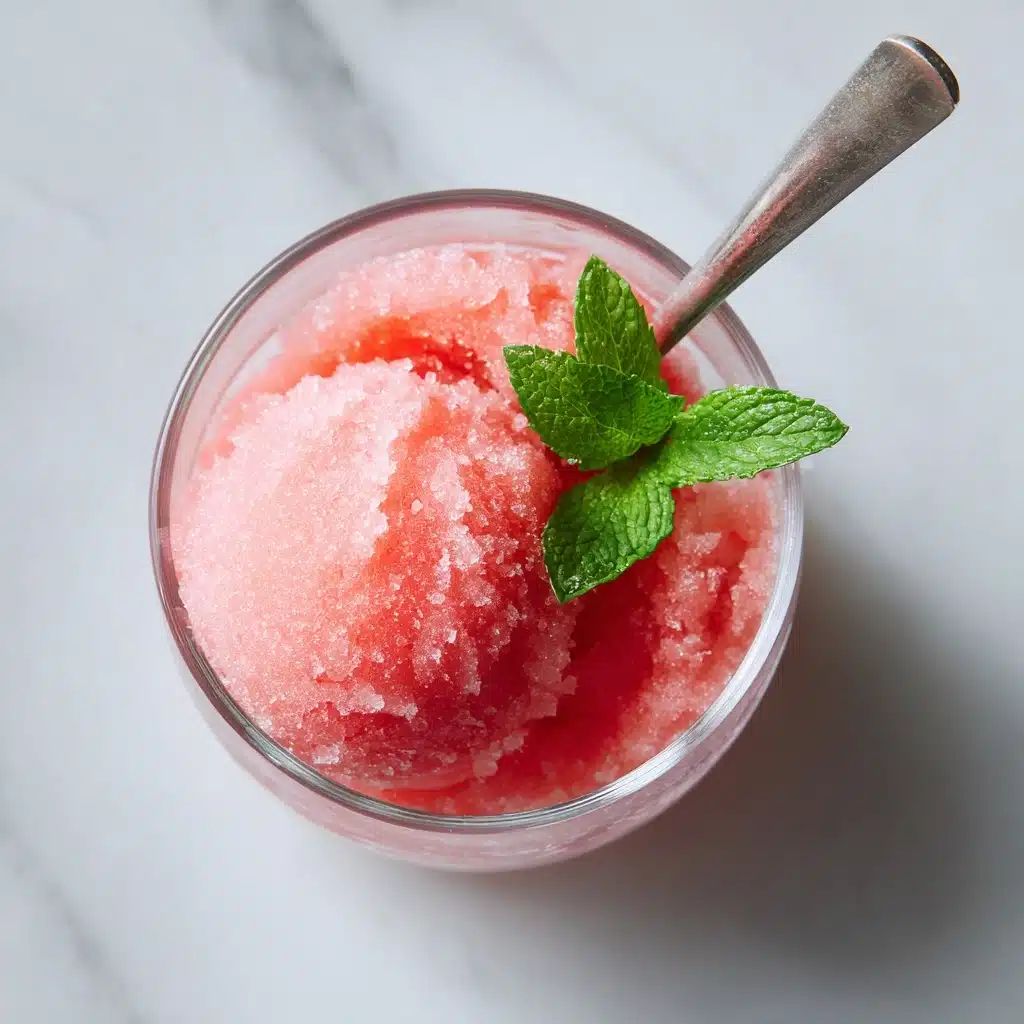 Strawberry Mint Sorbet Recipe - Recipe Image