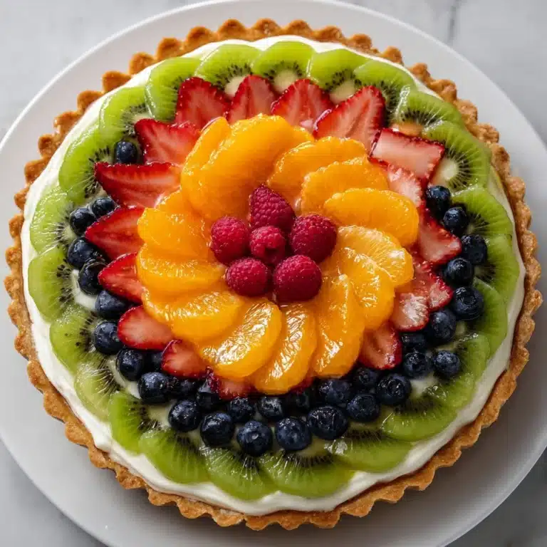 Fresh Fruit Tart with Vanilla Mascarpone Cream Recipe