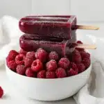 No-Drip Raspberry Popsicles Recipe