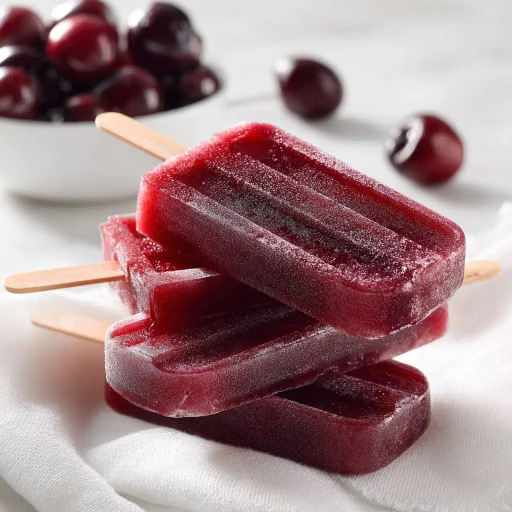 No-Drip Raspberry Popsicles Recipe - Recipe Image