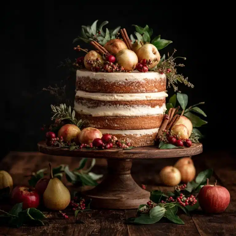 Harvest Cake with Maple Frosting Recipe