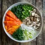 Nabemono with Salmon, Shiitake and Miso Recipe