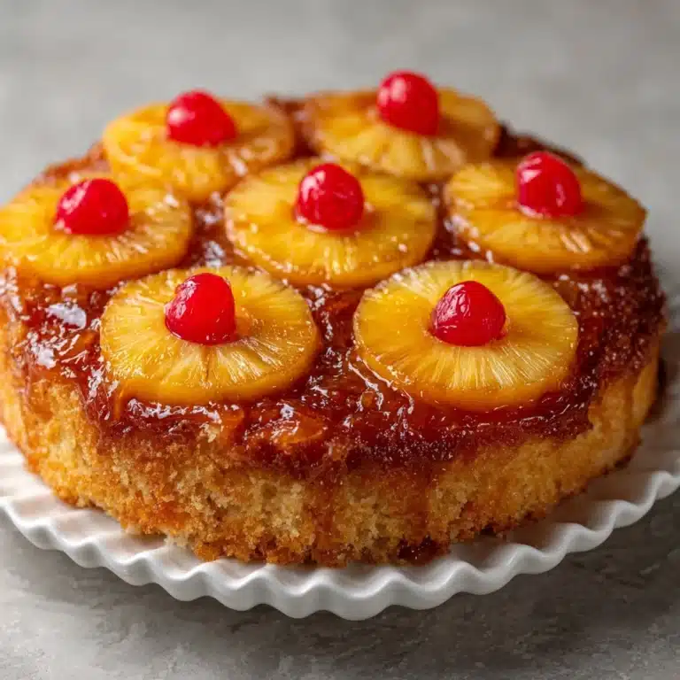 Coconut Pineapple Upside Down Cake Recipe