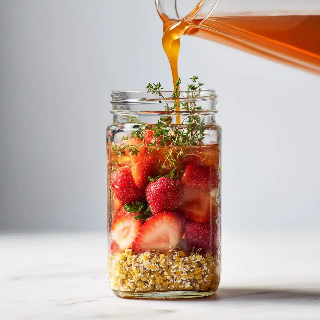 Strawberry and Herb Shrub Recipe - Recipe Image