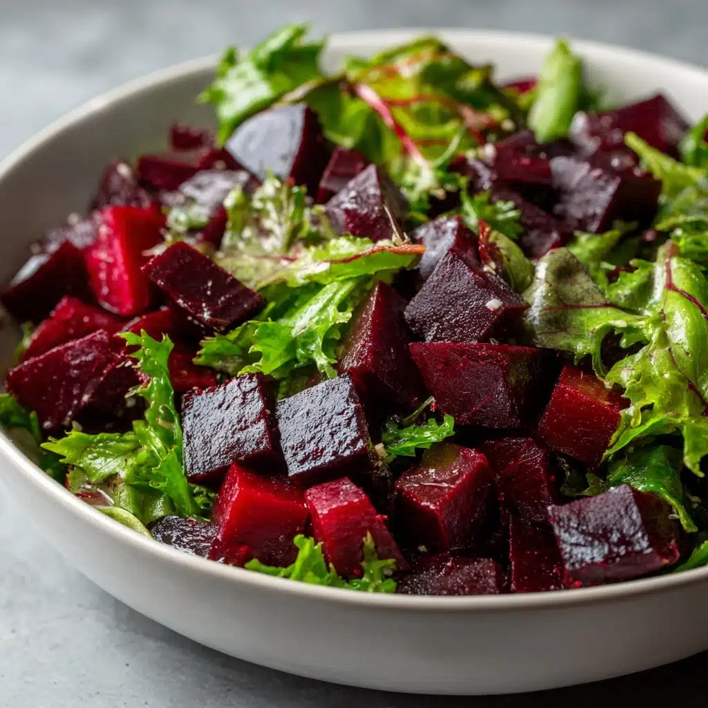 Beet Salad with Basil and Olive Oil Recipe - Recipe Image