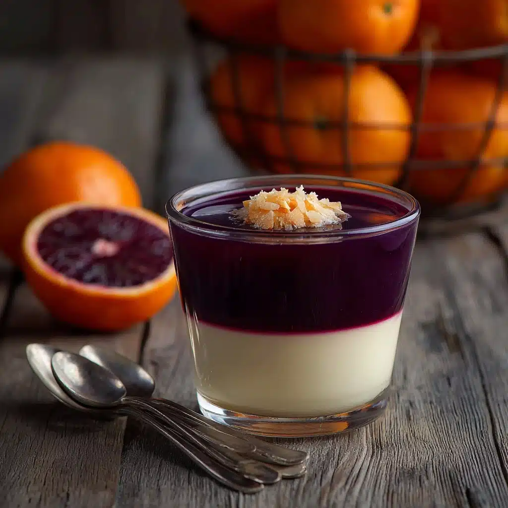Honeyed Coconut and Blood Orange Mousse Recipe