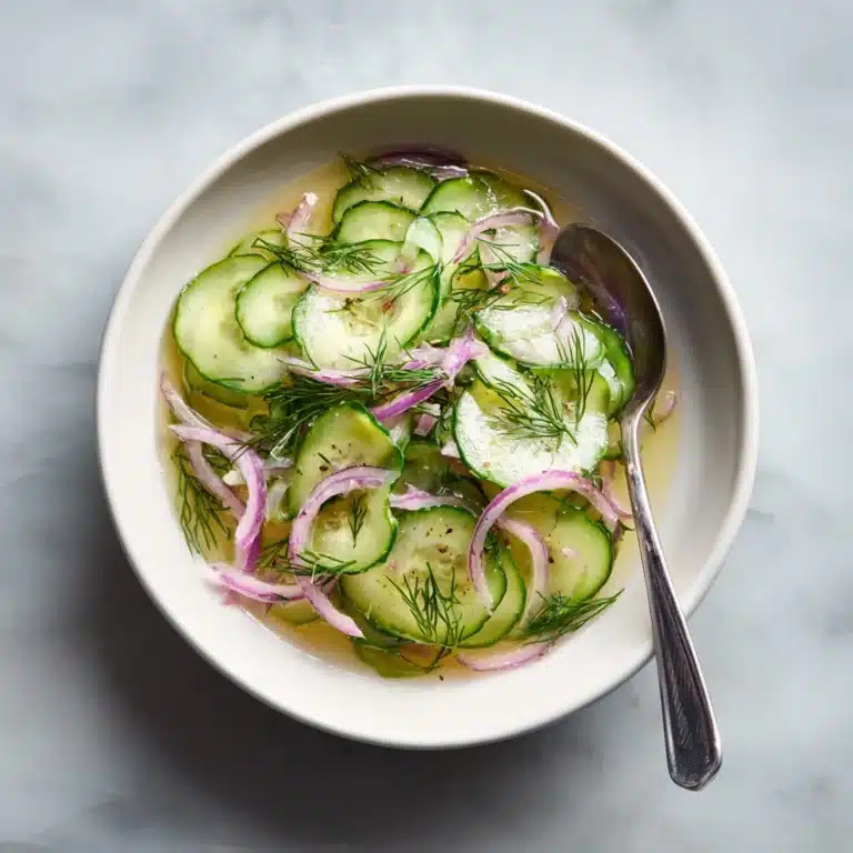 Cucumber Dill Salad Recipe