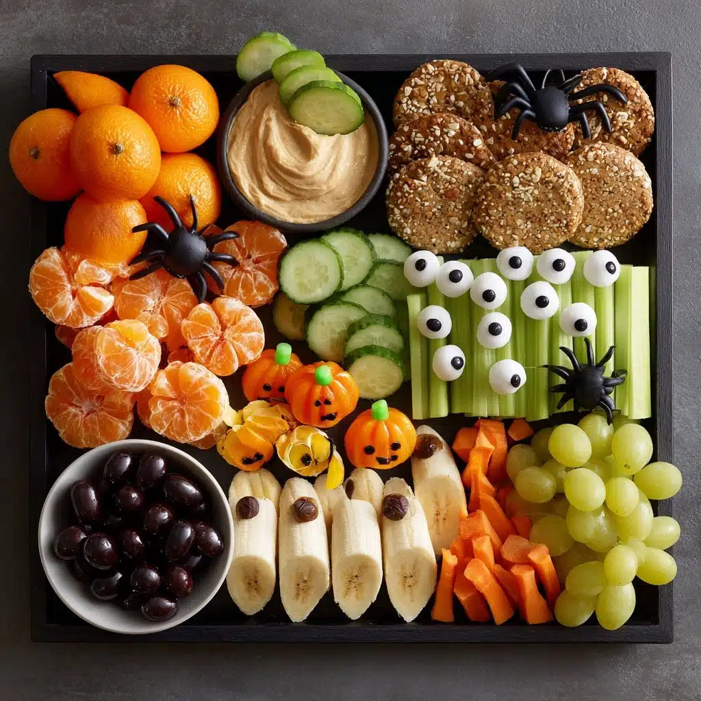Healthy Halloween Snack Tray Recipe - Recipe Image
