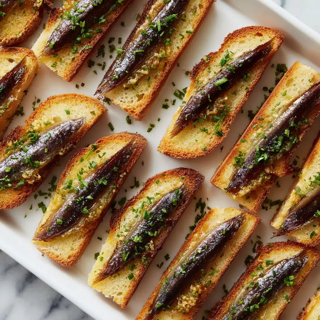 Anchovy Toasts Recipe - Recipe Image