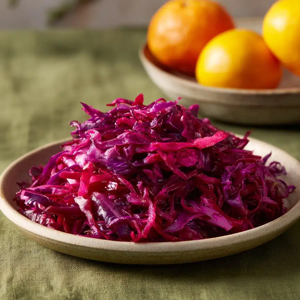 Red Cabbage Sauerkraut Recipe - Recipe Image