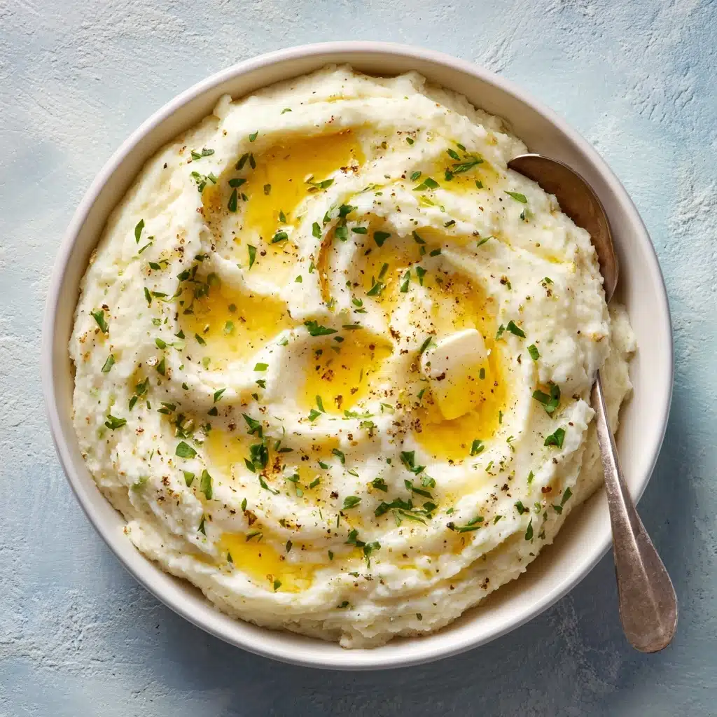 Easy Garlic Mashed Potatoes Recipe - Recipe Image
