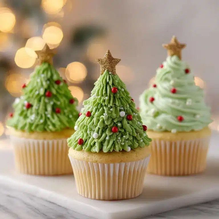 Christmas Tree Cupcakes Recipe