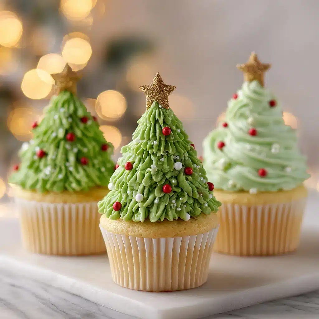 Christmas Tree Cupcakes Recipe