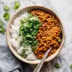 Instant Pot Red Curry Lentils Recipe