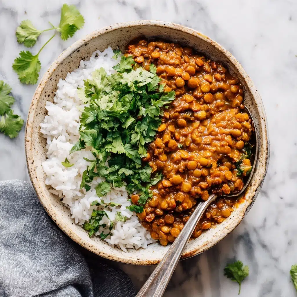Instant Pot Red Curry Lentils Recipe - Recipe Image