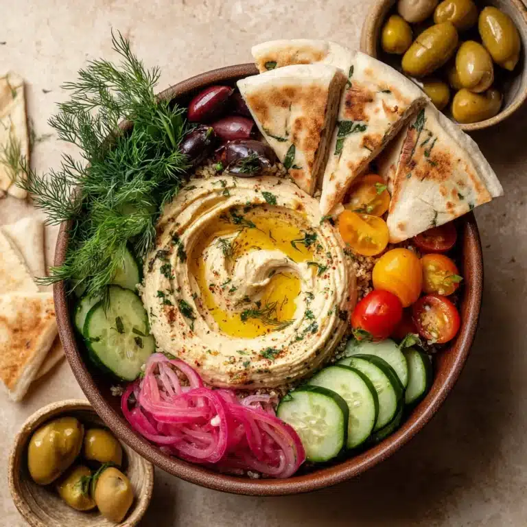 Mediterranean Hummus Bowls Recipe