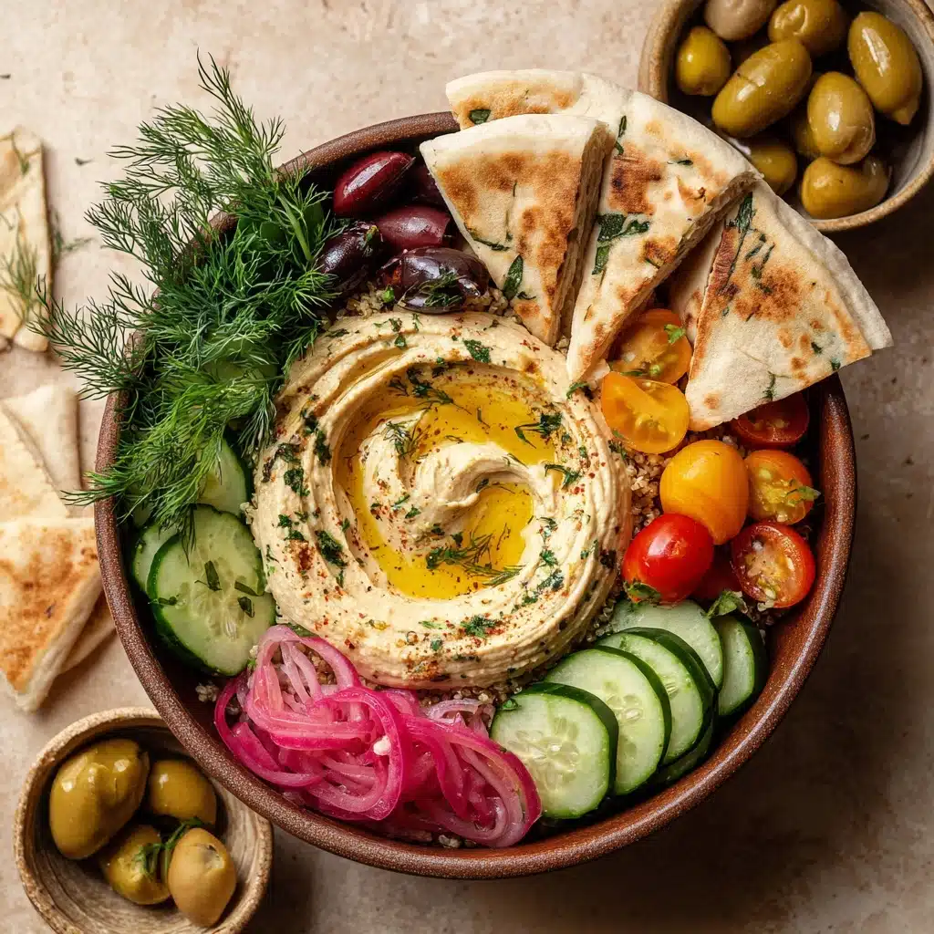Mediterranean Hummus Bowls Recipe - Recipe Image