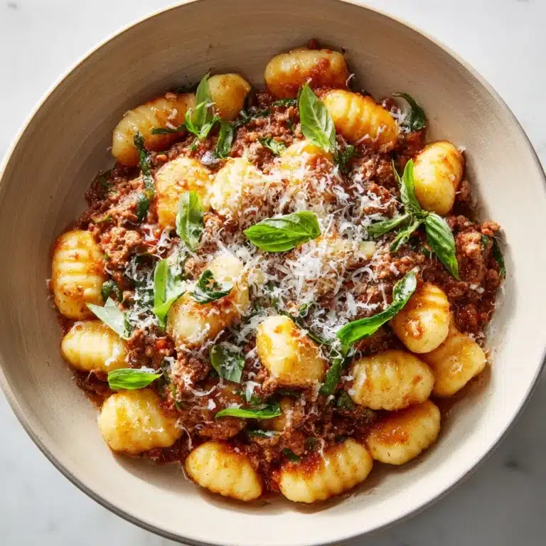 Gnocchi Bolognese Recipe