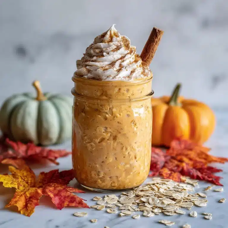 Pumpkin Spice Overnight Oats Recipe