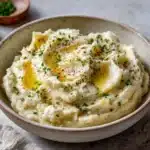 Crockpot Garlic Mashed Potatoes Recipe