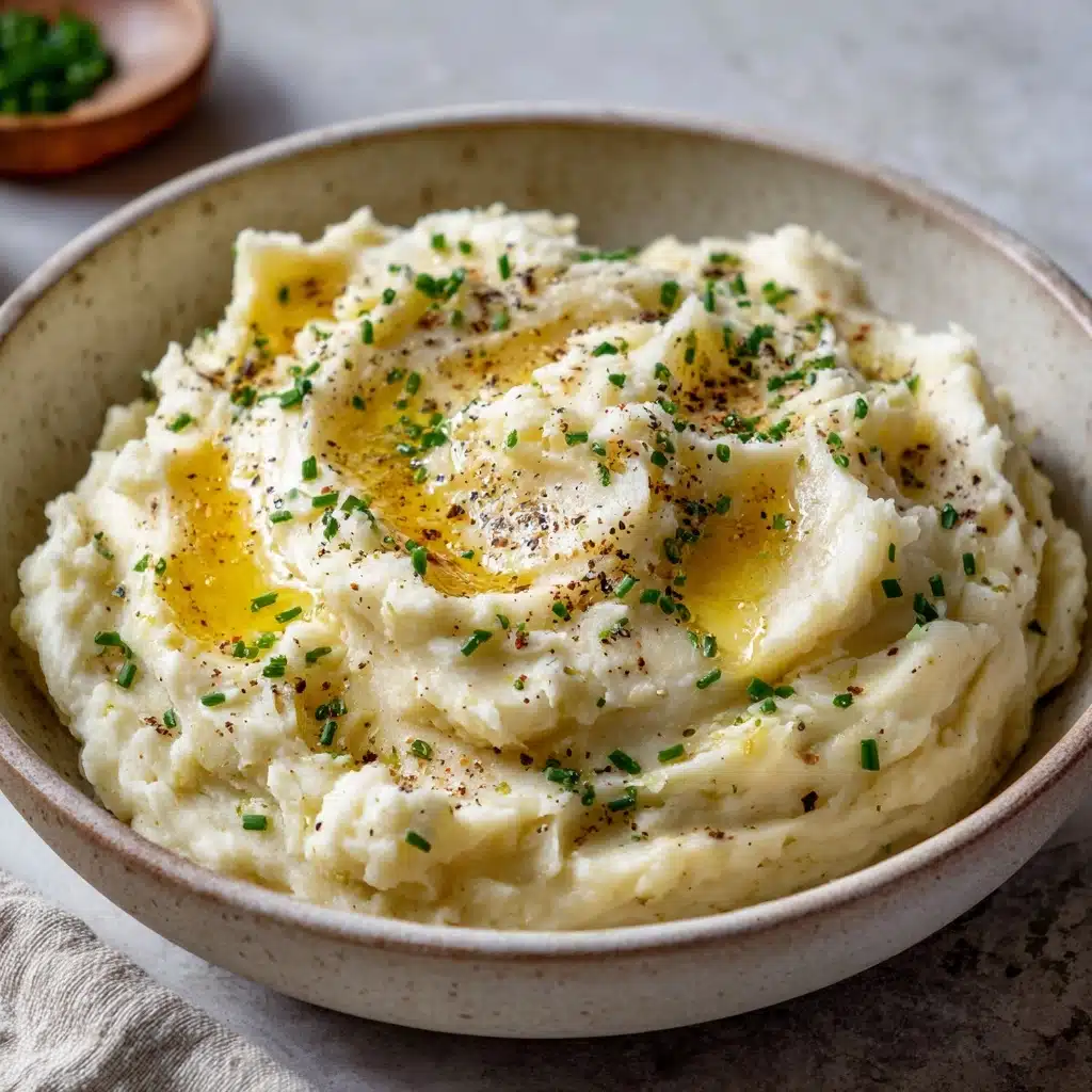 Crockpot Garlic Mashed Potatoes Recipe - Recipe Image