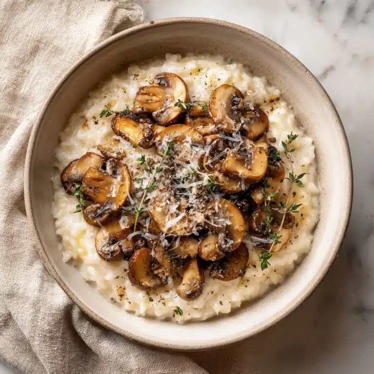 Creamy Mushroom Risotto Recipe
