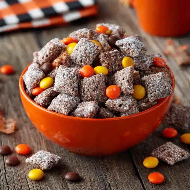 Halloween Muddy Buddies Recipe