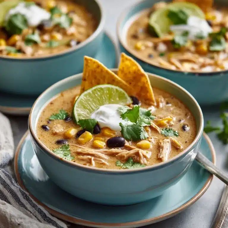 White Chicken Chili with Cream Cheese Recipe