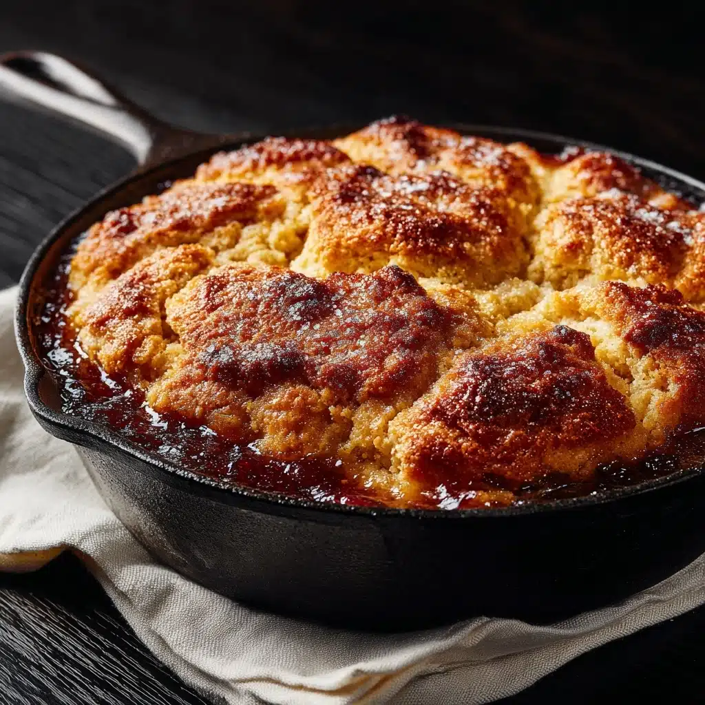 Peach Cobbler with Vanilla Ice Cream Recipe