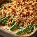 Easy Cream Cheese Green Bean Casserole Recipe
