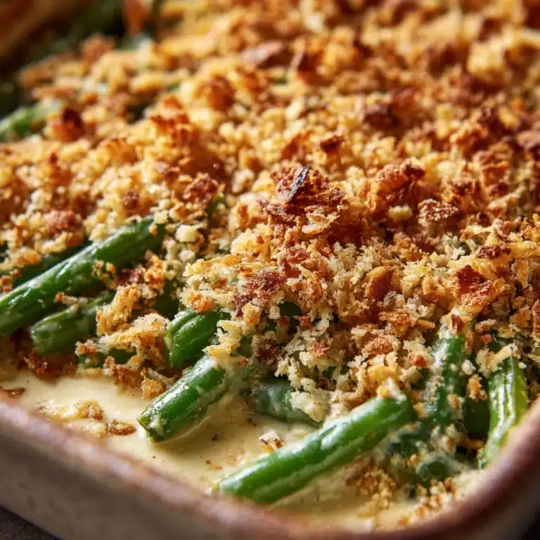 Easy Cream Cheese Green Bean Casserole Recipe