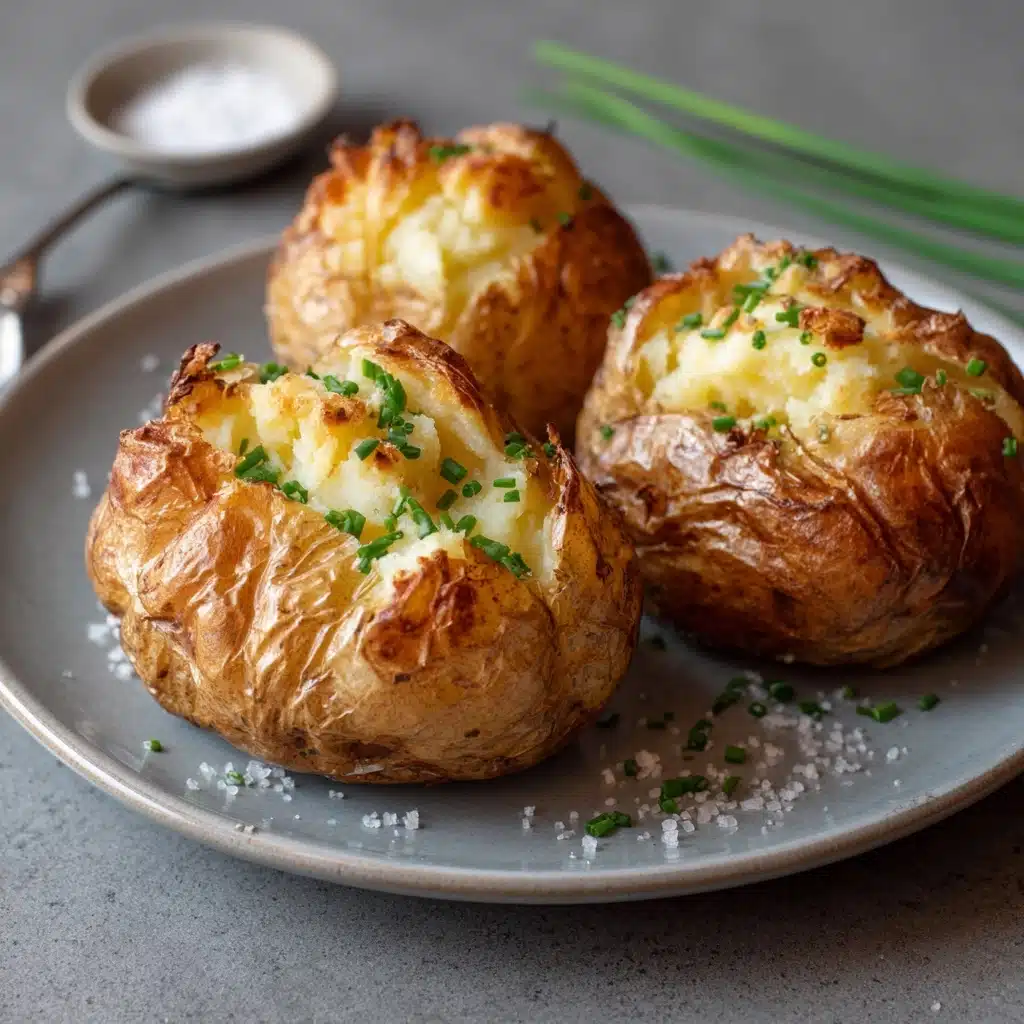 Air Fryer Jacket Potatoes (Baked Potatoes) Recipe - Recipe Image