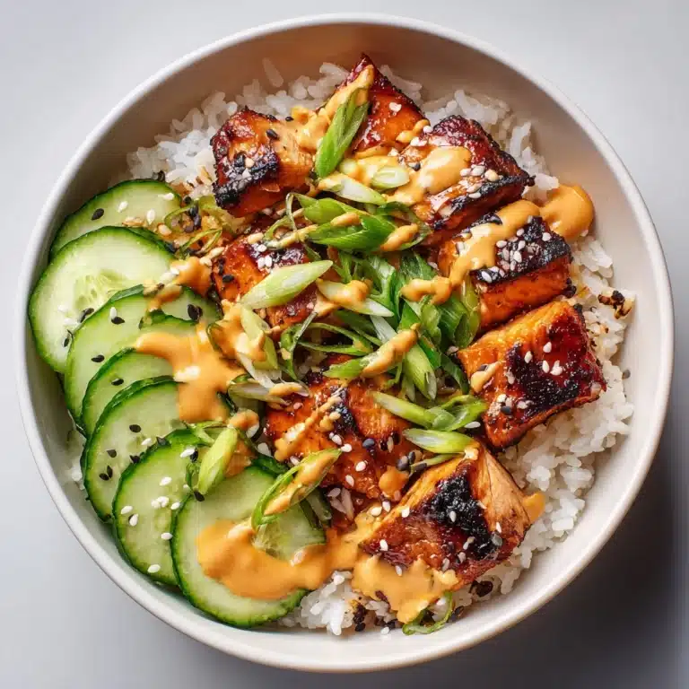 Spicy Salmon Rice Bowl Recipe