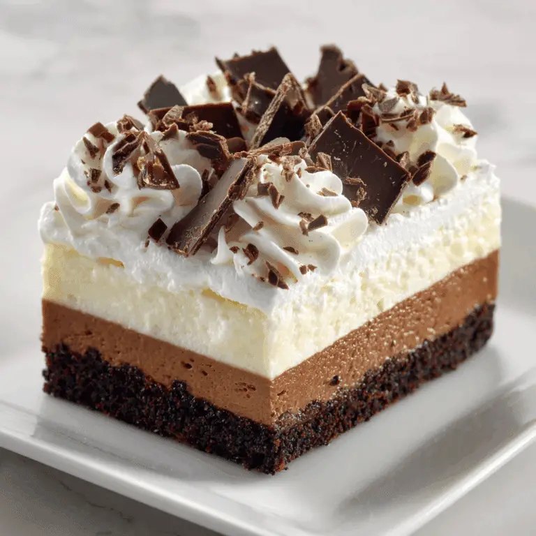 Brownie Refrigerator Cake Recipe