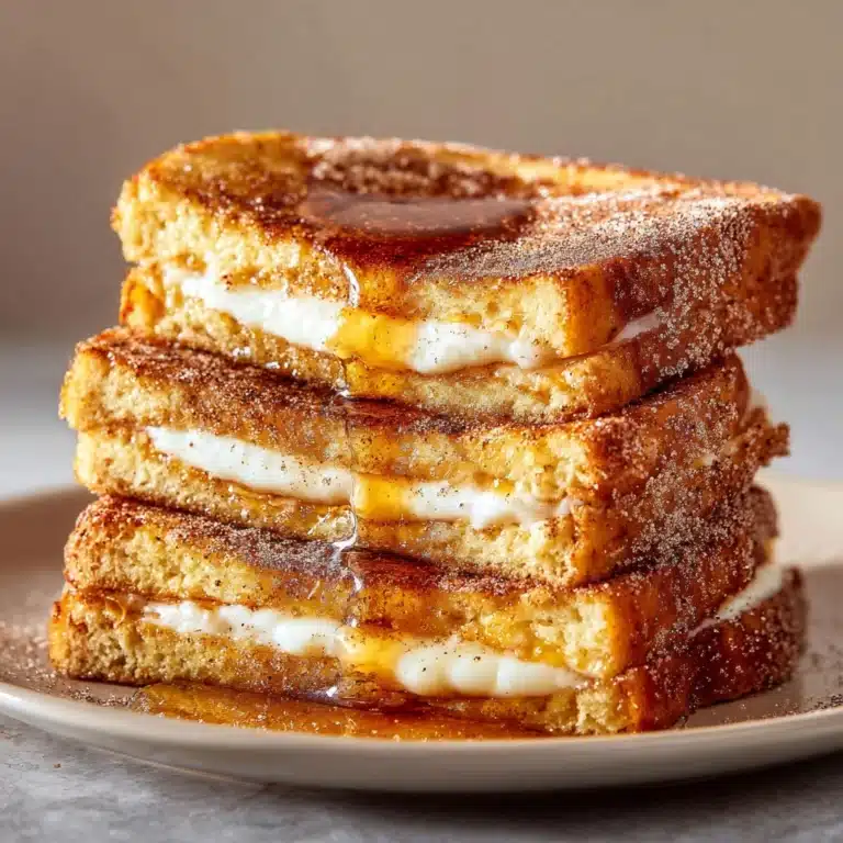 Churro Stuffed French Toast with Cinnamon Sugar Recipe